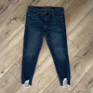 American Eagle Frayed Hem Jeans